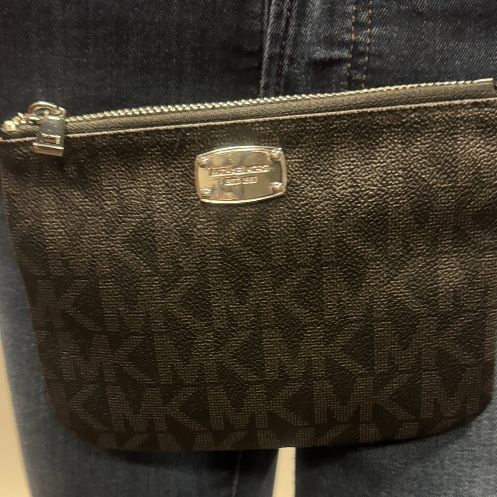 Michael Kors Black Logo Pouch
